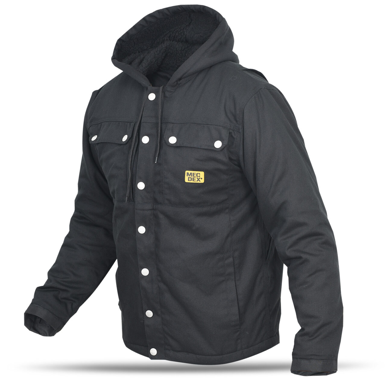 Mens Sherpa-Lined Utility Jacket - Washed