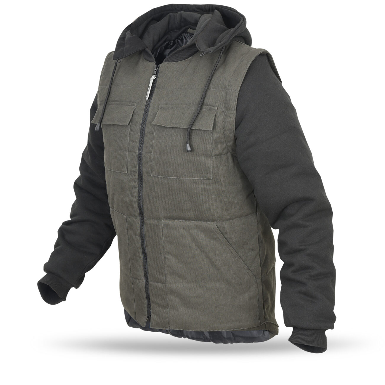 Men’s Waxed Cotton Duck Quilted Jacket