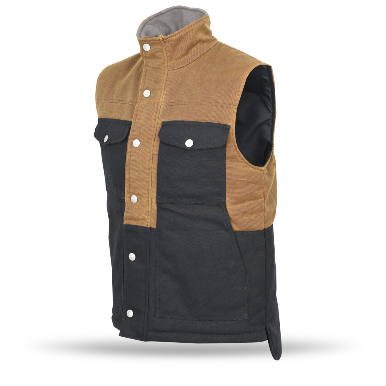 Men’s Waxed Cotton Down Vest