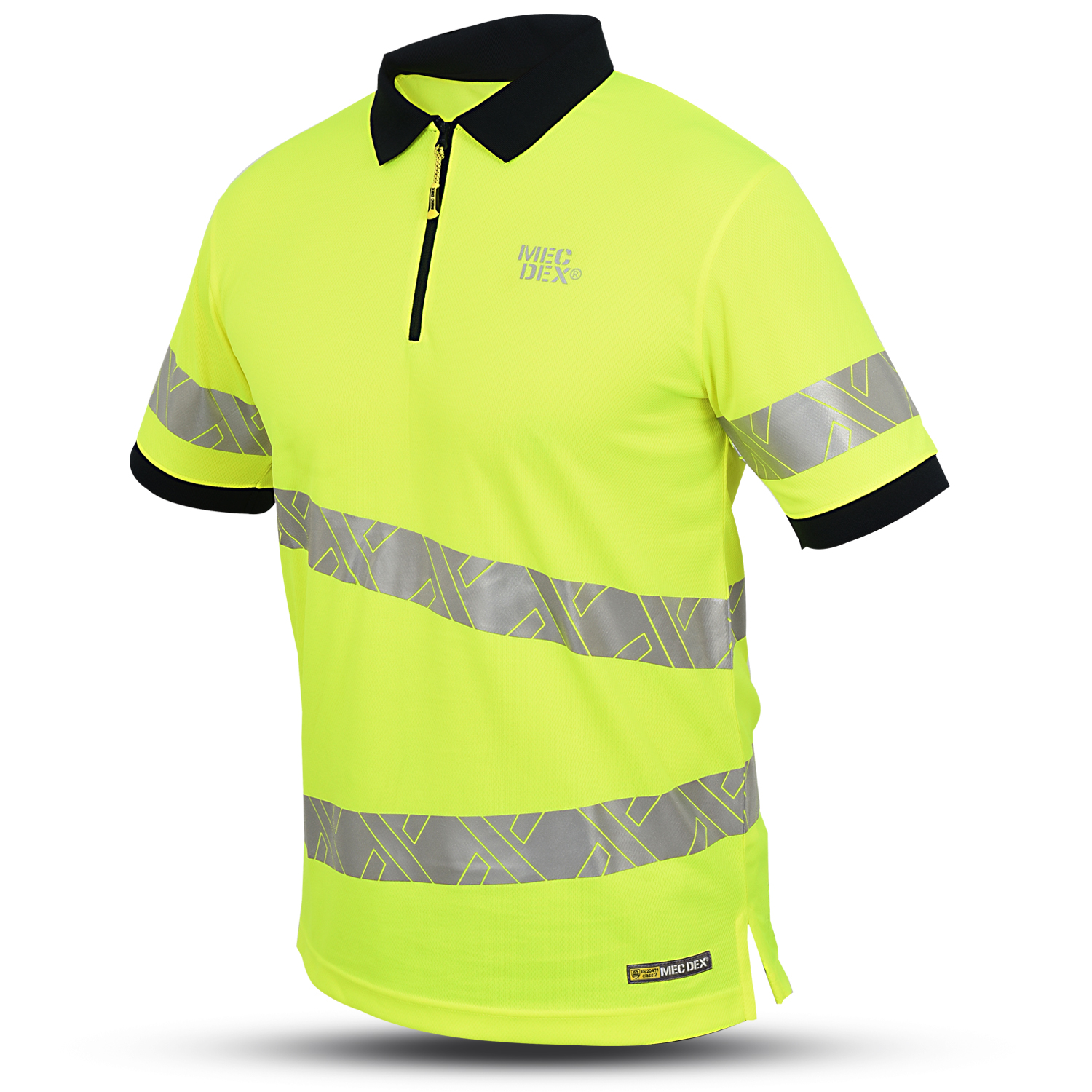 High Viz Dope Dyeing Polyester Polo Shirt