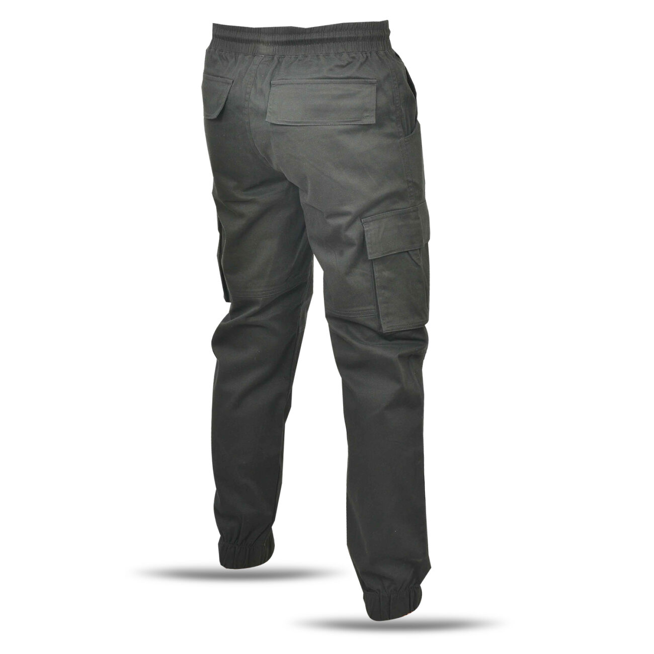 Solid Fashion Cargo Joggers