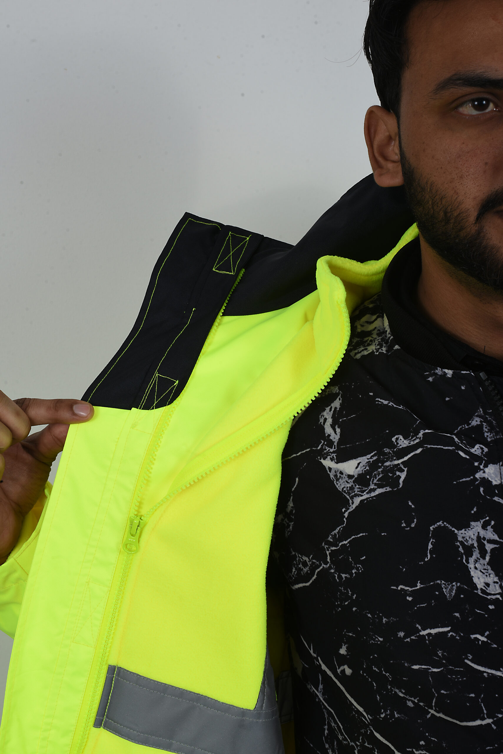 Men's Hi Viz Parka Jacket