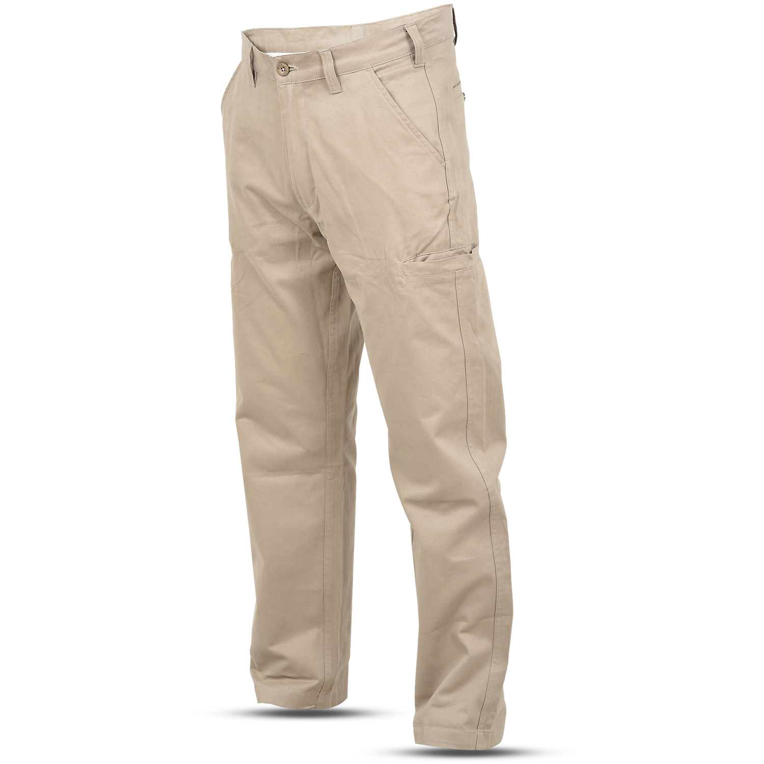Mens Basic Utility Cotton Trouser